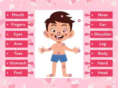 Body Parts - labeling