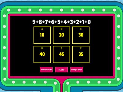 Final Concurso de Cálculo 3º de Primaria