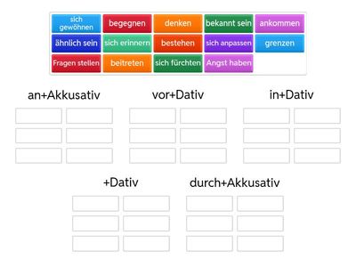 2.Rektion der Verben