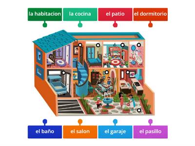 La casa de Leo - habitaciones