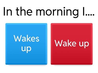 Simple Present Daily Activities 