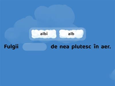  Adjectivul clasa 4
