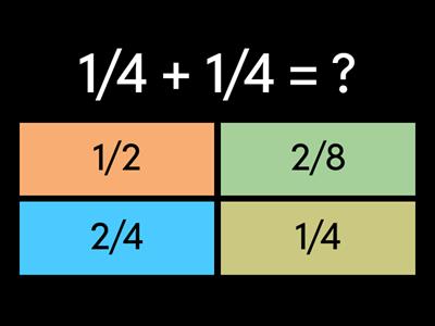 Adding and Subtracting Fractions (Same Denominator)