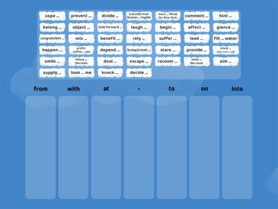 prepositions 5 with verbs 
