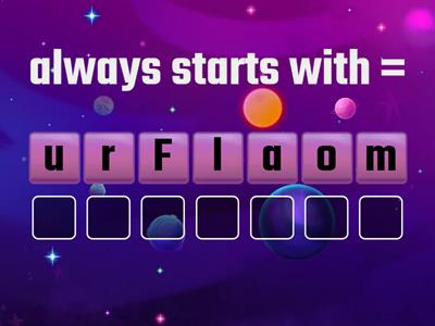 S1 Spreadsheets - Key Words