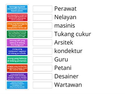 Jenis-jenis profesi dan pekerjaan