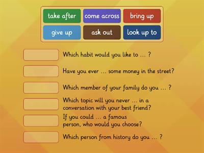 SOLUTIONS Intermediate 6E Phrasal verbs