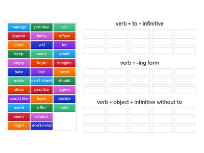 High note 3 verb patterns