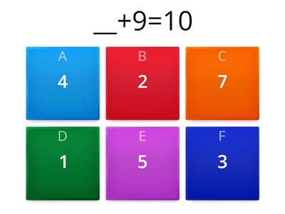 number bonds to 10