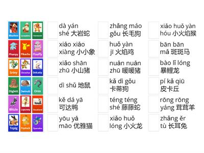 Pokémon Chinese name  