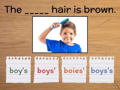 Possessive noun singular plural