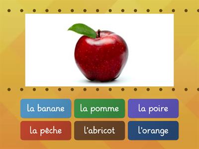 Les fruits