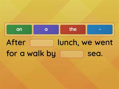 Definite and Indefinite Articles