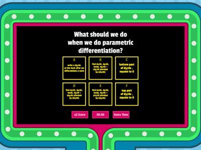 Differentiation - Recap