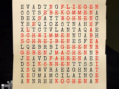 10-Mots mêlés (15 verbes)