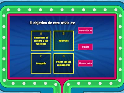 Trivia: El cerebro y sus partes 