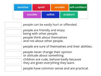 Personalities3&definitions