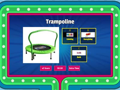 Calming or Energizing