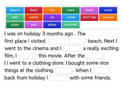 Uzupełnij dialog      kl. V
