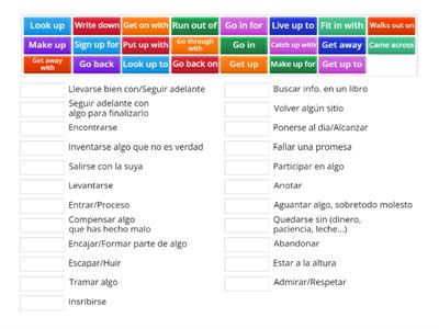 Phrasal verbs