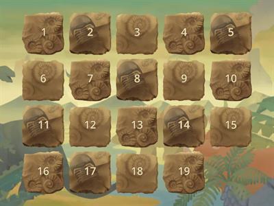   aftrekken van 18 tot 0 (vakjes openmaken)