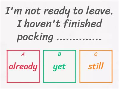 Tenses and time expressions