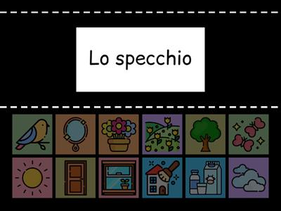 Pimpa che felicità - vocabolario - Italiano per bambini 