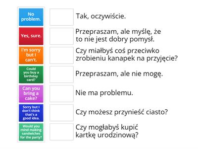 Together 5 - unit 2 - making and responding to requests