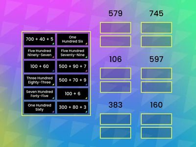 Place Value Sort