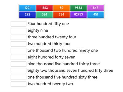 Big numbers in English 