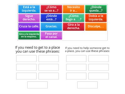Asking and giving directions 