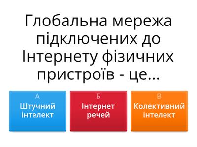 Штучний інтелект. Інтернет речей