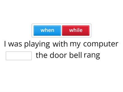  Past Continuous Tense (When OR While)