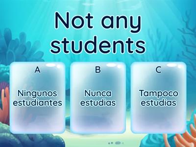 Affirmative and negative words