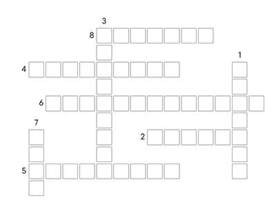 Quadrilaterals and Triangles Crossword