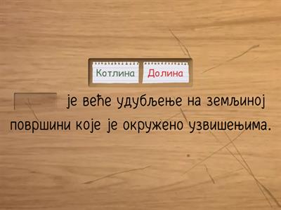 3. Рељеф, први део