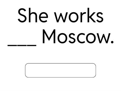 Prepositions IN, AT, ON