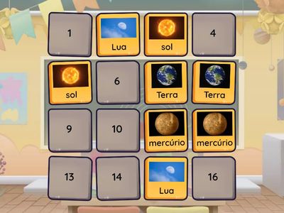 JOGO DA MEMÓRIA PLANETÁRIO 