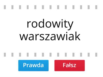 Pisownia wielką i małą literą PRAWDA/FAŁSZ