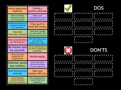 JOB INTERVIEW ZAVAMA