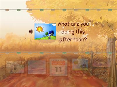 Present continuous for future arrangements ✈✈⏱⏱