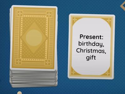 Taboo fun speaking game