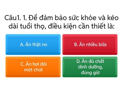 Công nghệ 6 - Chương 2: 