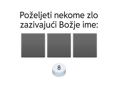 1.-2.-3. Božja zapovijed