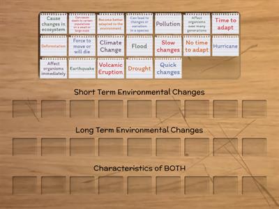 Short vs. Long Term Changes