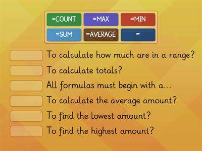 Spreadsheet Formula Match Up