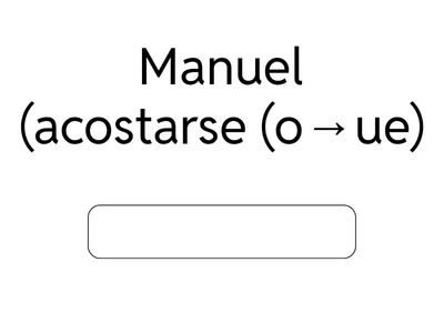 Reflexive verbs conjugations - Type the answer 
