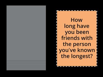 Present Perfect with for and since