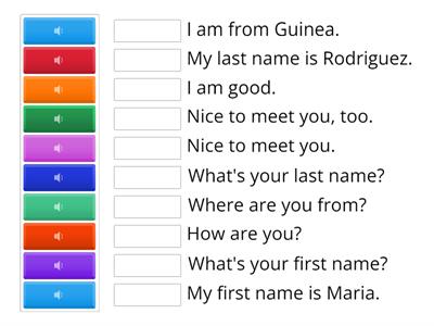 Conversation Practice