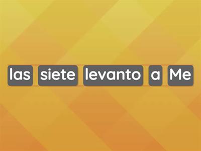 Daily routine with time